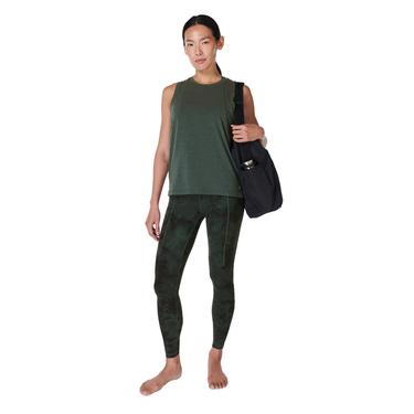  Sweaty Betty Soft Flow Studio Kadın Yeşil Tank Top