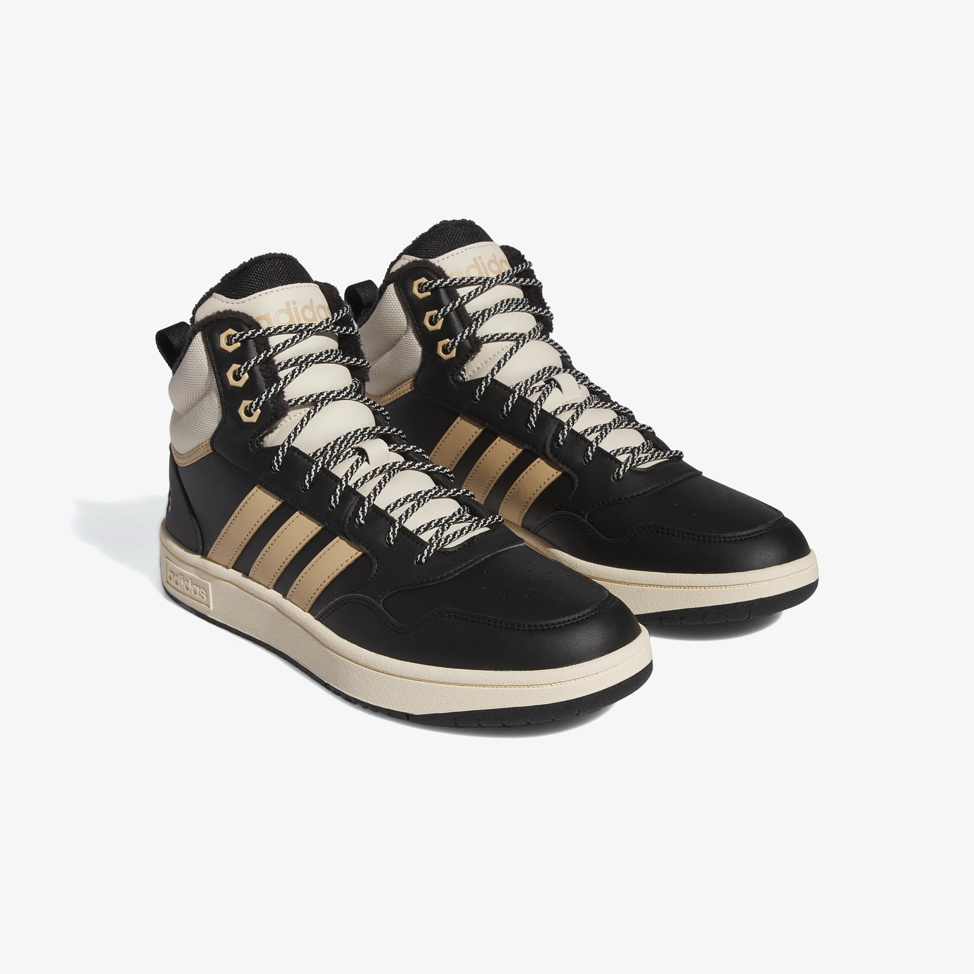 adidas Hoops 3.0 Mid Wtr Erkek Siyah Bilekli Spor Ayakkabı