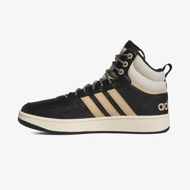  adidas Hoops 3.0 Mid Wtr Erkek Siyah Bilekli Spor Ayakkabı