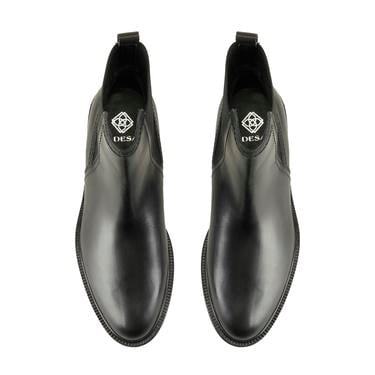  Molira Siyah Kadın Deri Bot