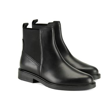  Molira Siyah Kadın Deri Bot