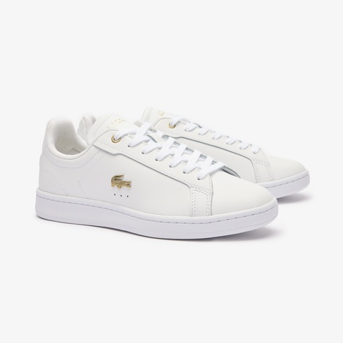  Lacoste Carnaby Set Leather Kadın Beyaz  Spor Ayakkabı