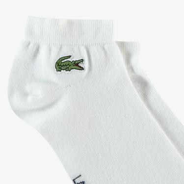  Lacoste Unisex Beyaz Çorap
