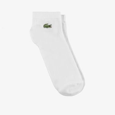  Lacoste Sport Unisex Beyaz 3'lü Çorap