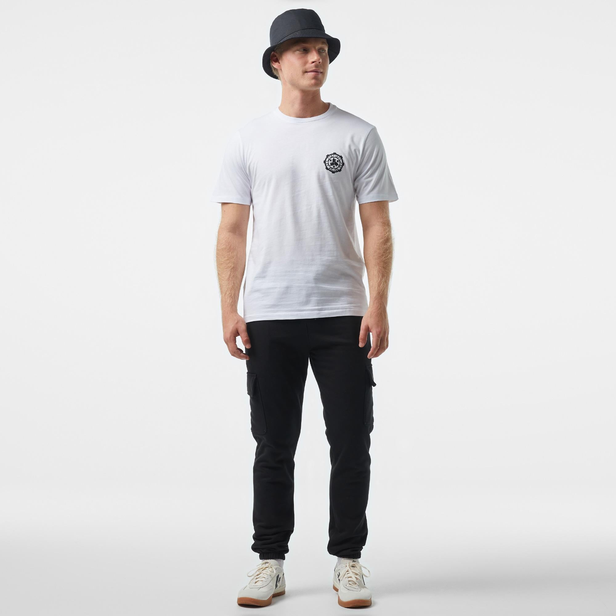 Tactical Wolves Classic Erkek Beyaz Günlük T-Shirt