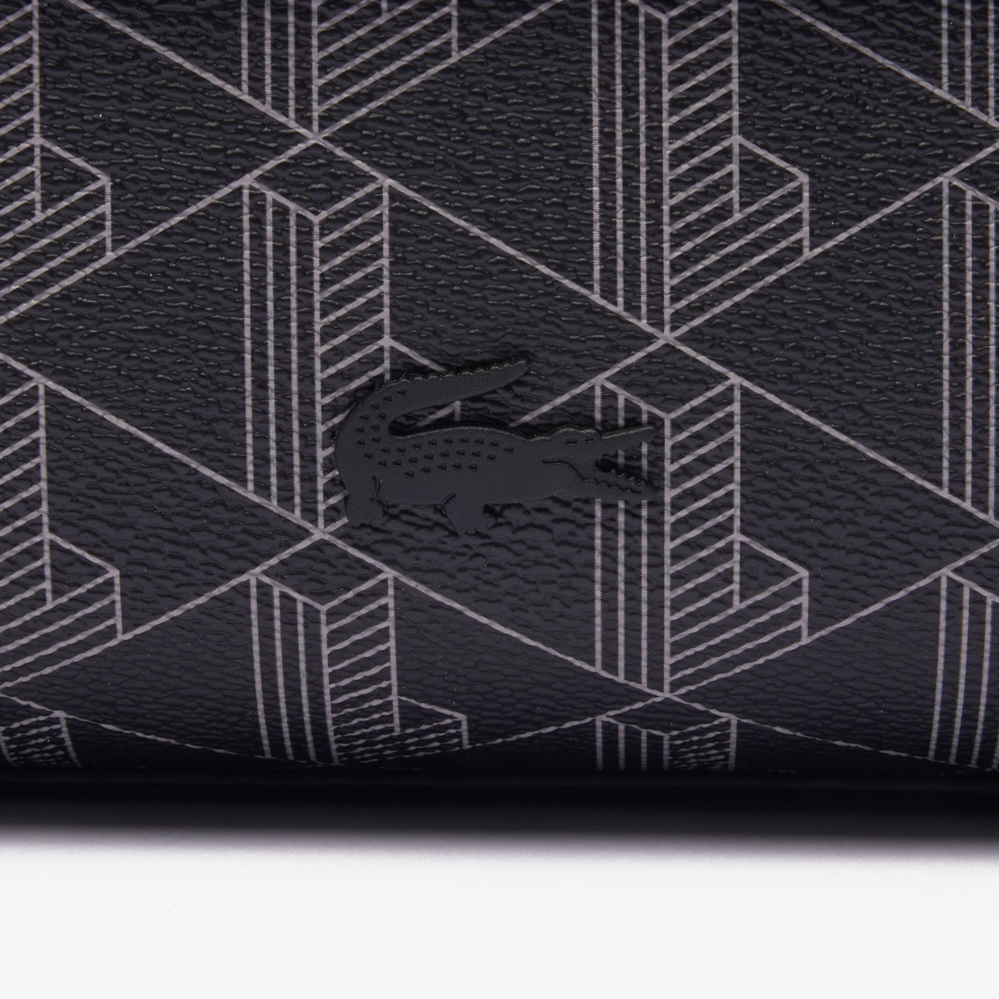 Lacoste Erkek Monogram Siyah Seyahat Çantası