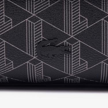  Lacoste Erkek Monogram Siyah Seyahat Çantası