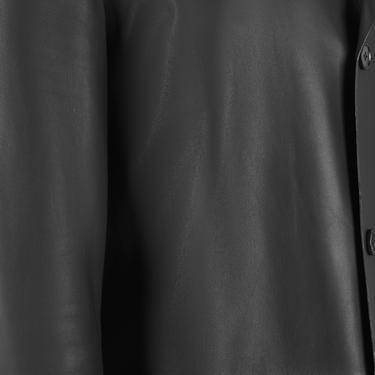  Auburn Siyah Erkek Deri Blazer Ceket