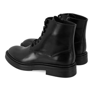 Poar Siyah Erkek Deri Bot