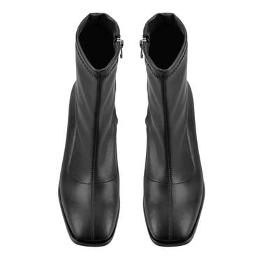  Dikra Siyah Kadın Topuklu Bot