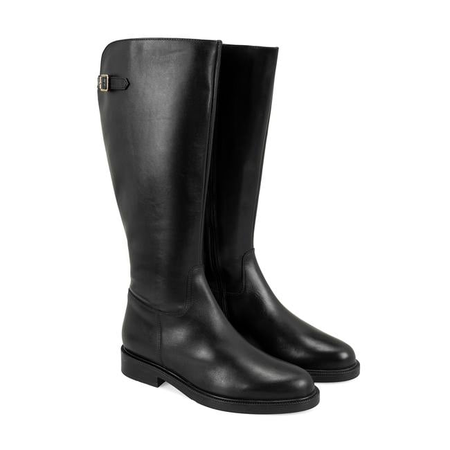  Kiar Siyah Kadın Deri Çizme