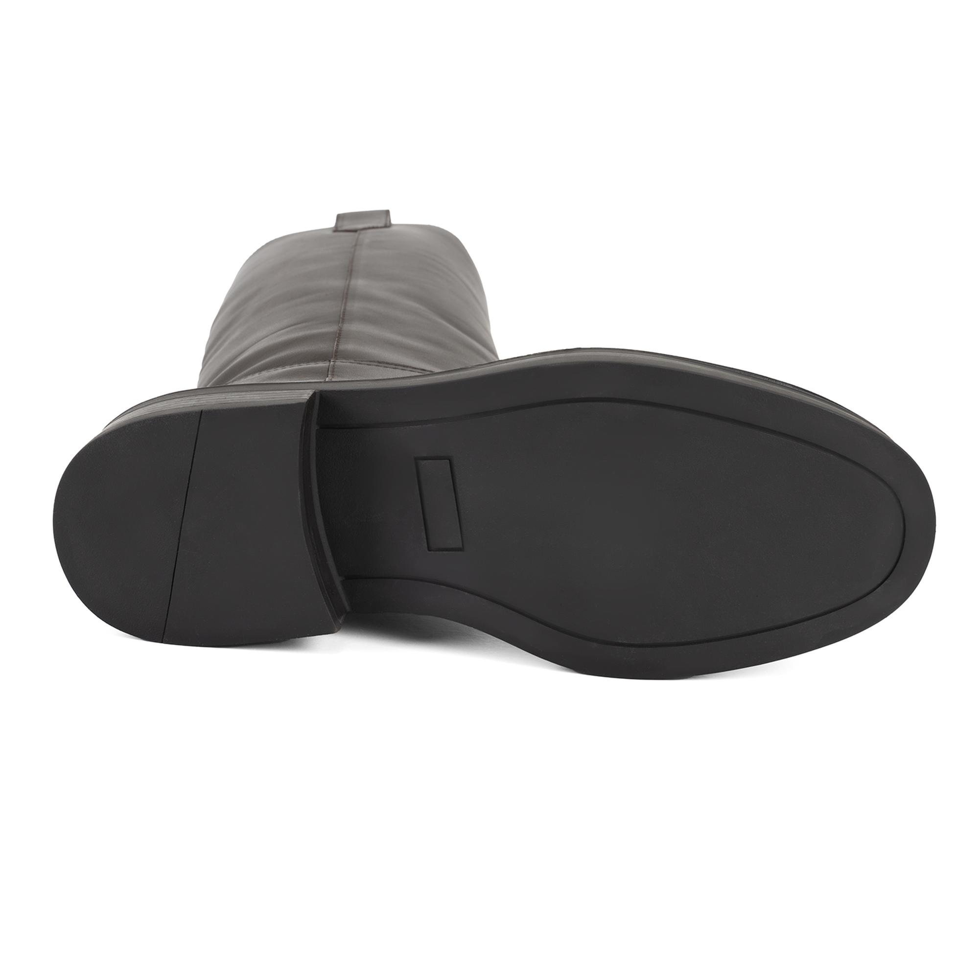 Loar Kahve Kadın Deri Çizme