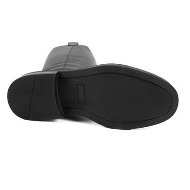  Loar Siyah Kadın Deri Çizme