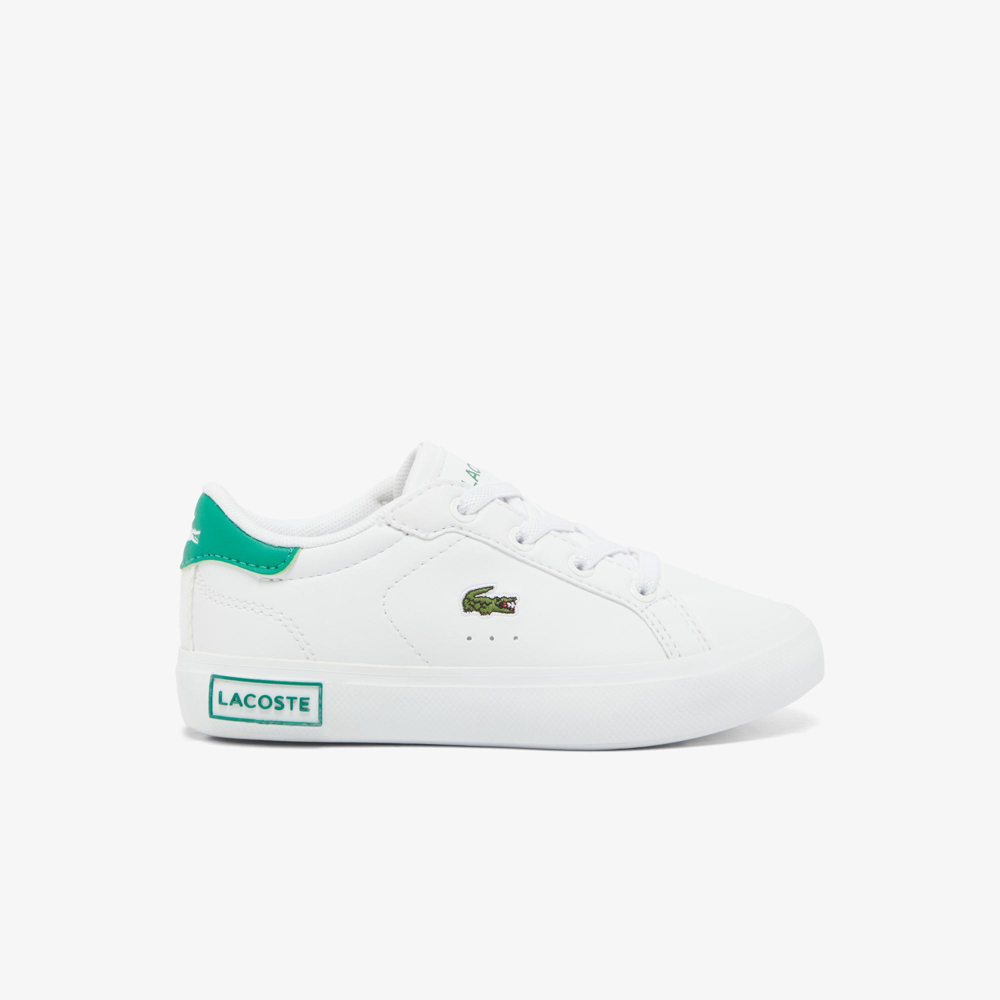 Lacoste Powercourt Çocuk Beyaz Sneaker