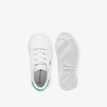  Lacoste Powercourt Çocuk Beyaz Sneaker