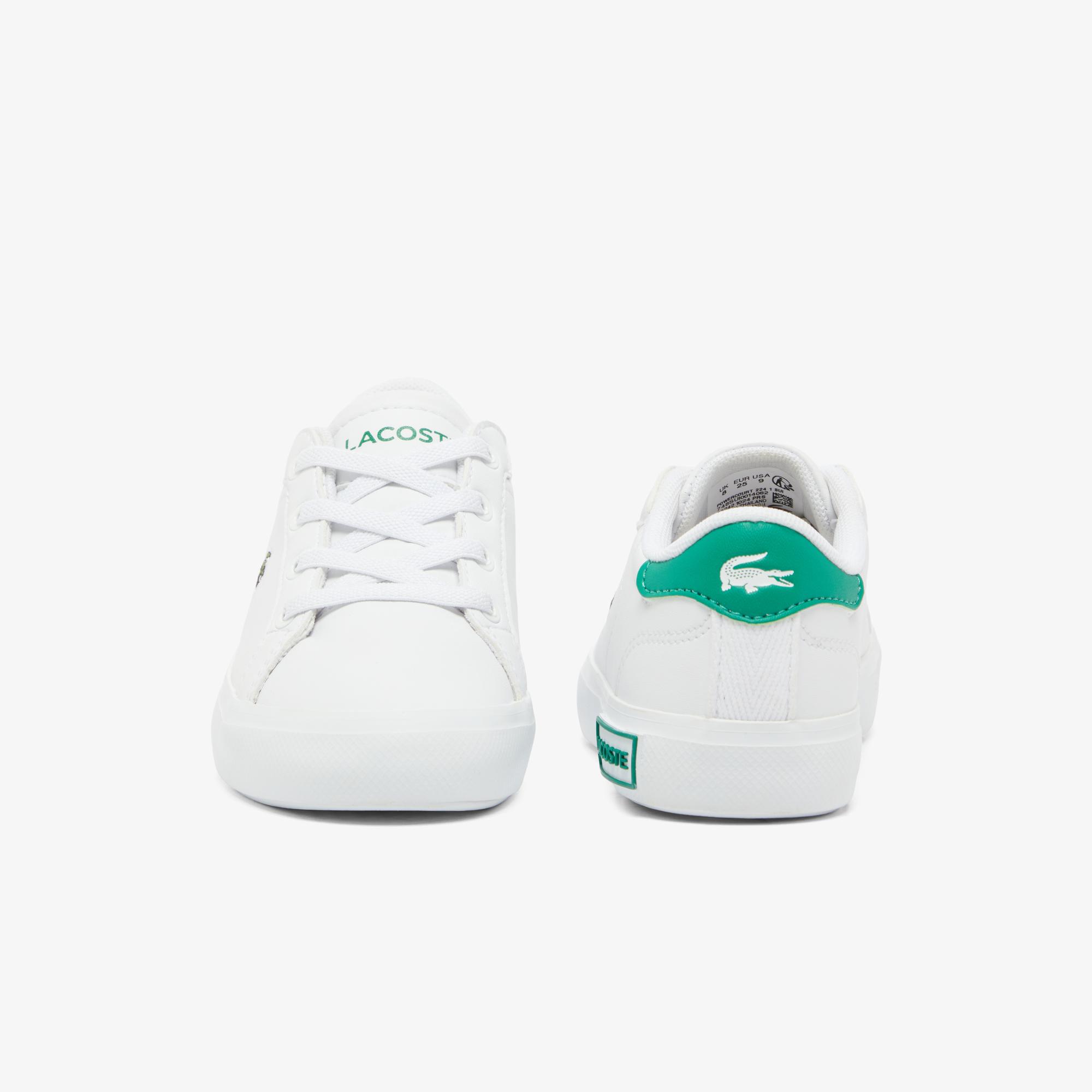 Lacoste Powercourt Çocuk Beyaz Sneaker