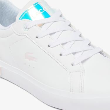  Lacoste Powercourt Çocuk Beyaz Sneaker