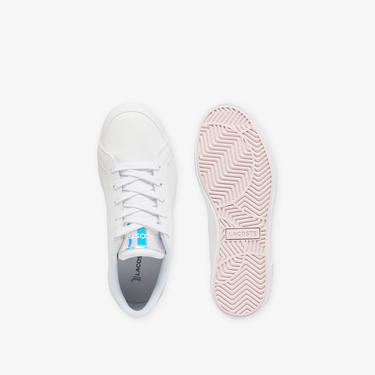  Lacoste Powercourt Çocuk Beyaz Sneaker