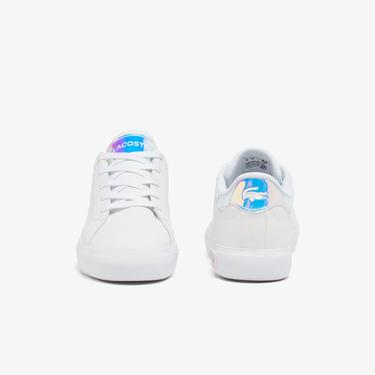  Lacoste Powercourt Çocuk Beyaz Sneaker