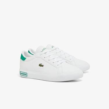  Lacoste Powercourt Çocuk Beyaz Sneaker