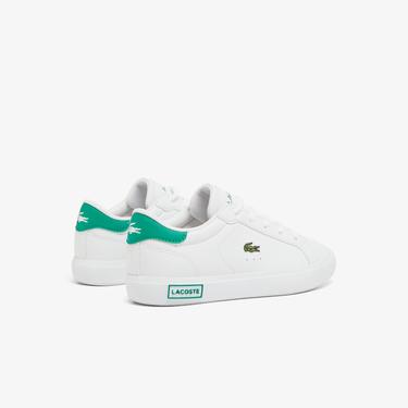  Lacoste Powercourt Çocuk Beyaz Sneaker