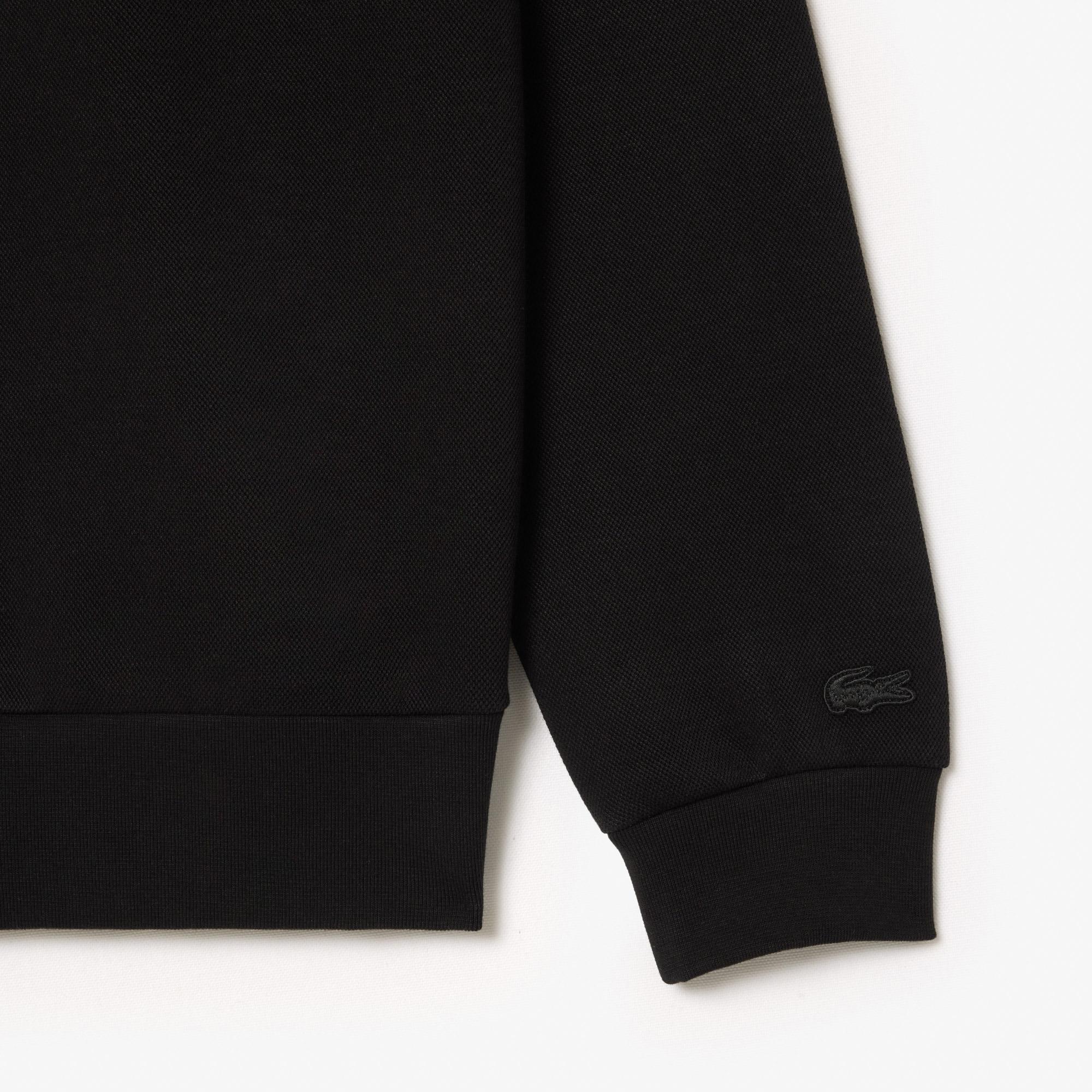 Erkek Classic Fit Bisiklet Yaka Siyah Sweatshirt