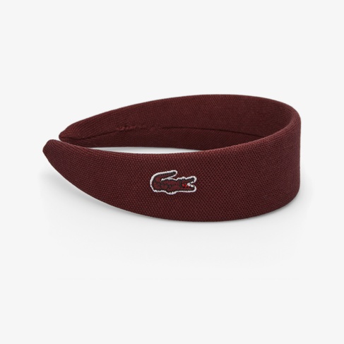  Lacoste Kadın Bordo Saç Bandı