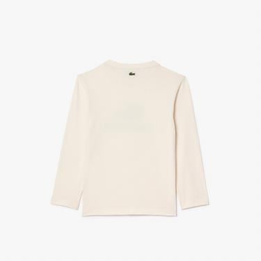  Erkek Çocuk Baskılı Bej T-Shirt