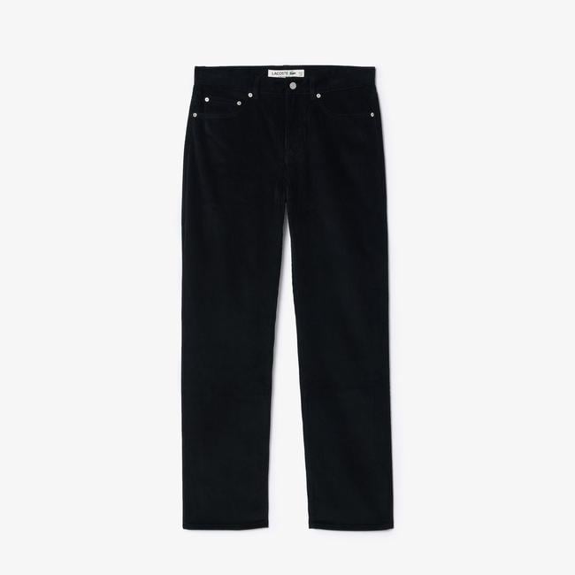  Erkek Straight Fit Casual Siyah Pantolon