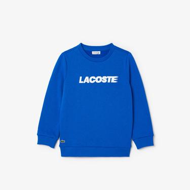  Erkek Çocuk Baskılı Mavi Sweatshirt