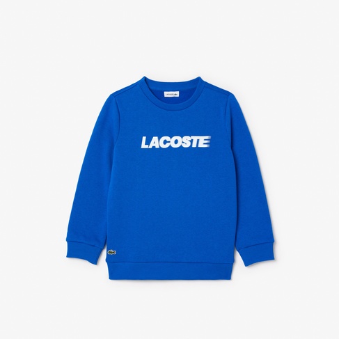  Erkek Çocuk Baskılı Mavi Sweatshirt