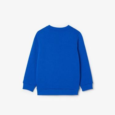  Lacoste Erkek Çocuk Baskılı Mavi Sweatshirt