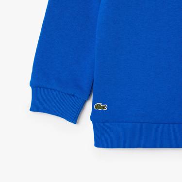  Lacoste Erkek Çocuk Baskılı Mavi Sweatshirt