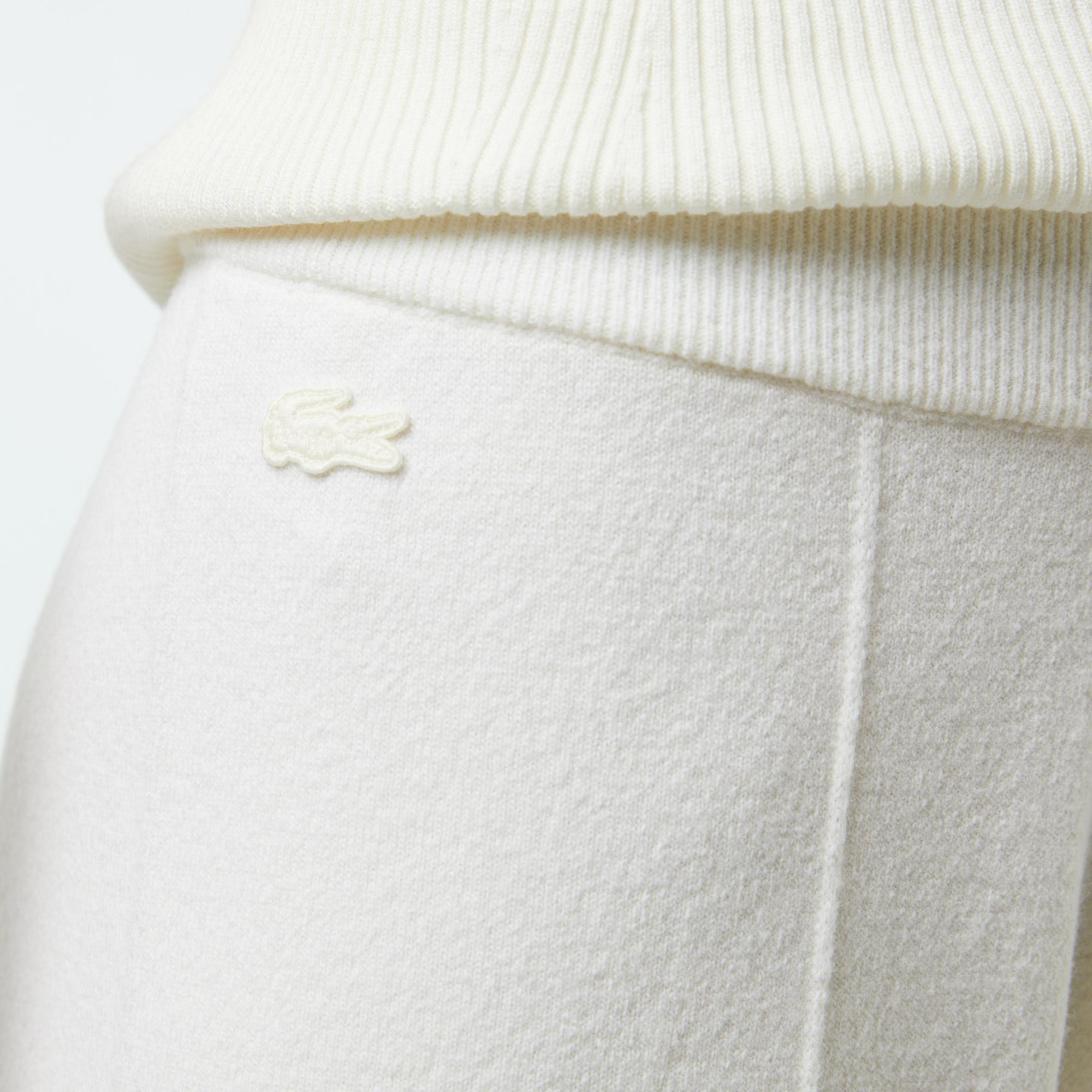 Kadın Relaxed Fit Beyaz Pantolon