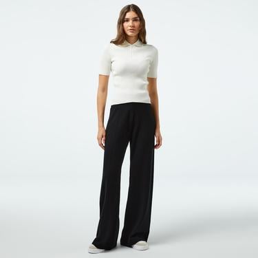  Kadın Relaxed Fit Siyah Pantolon