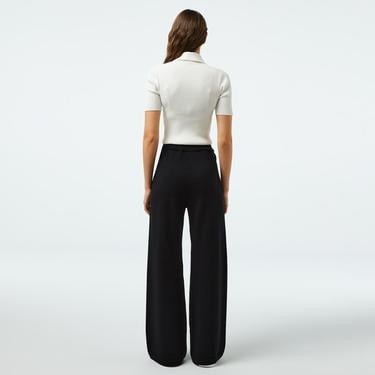  Kadın Relaxed Fit Siyah Pantolon