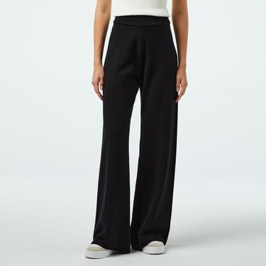  Kadın Relaxed Fit Siyah Pantolon