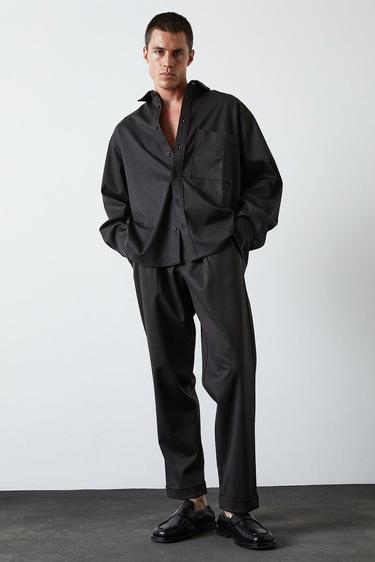  Tek Pile Double Paça Pantolon