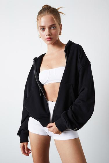  Fermuarlı Hoodie