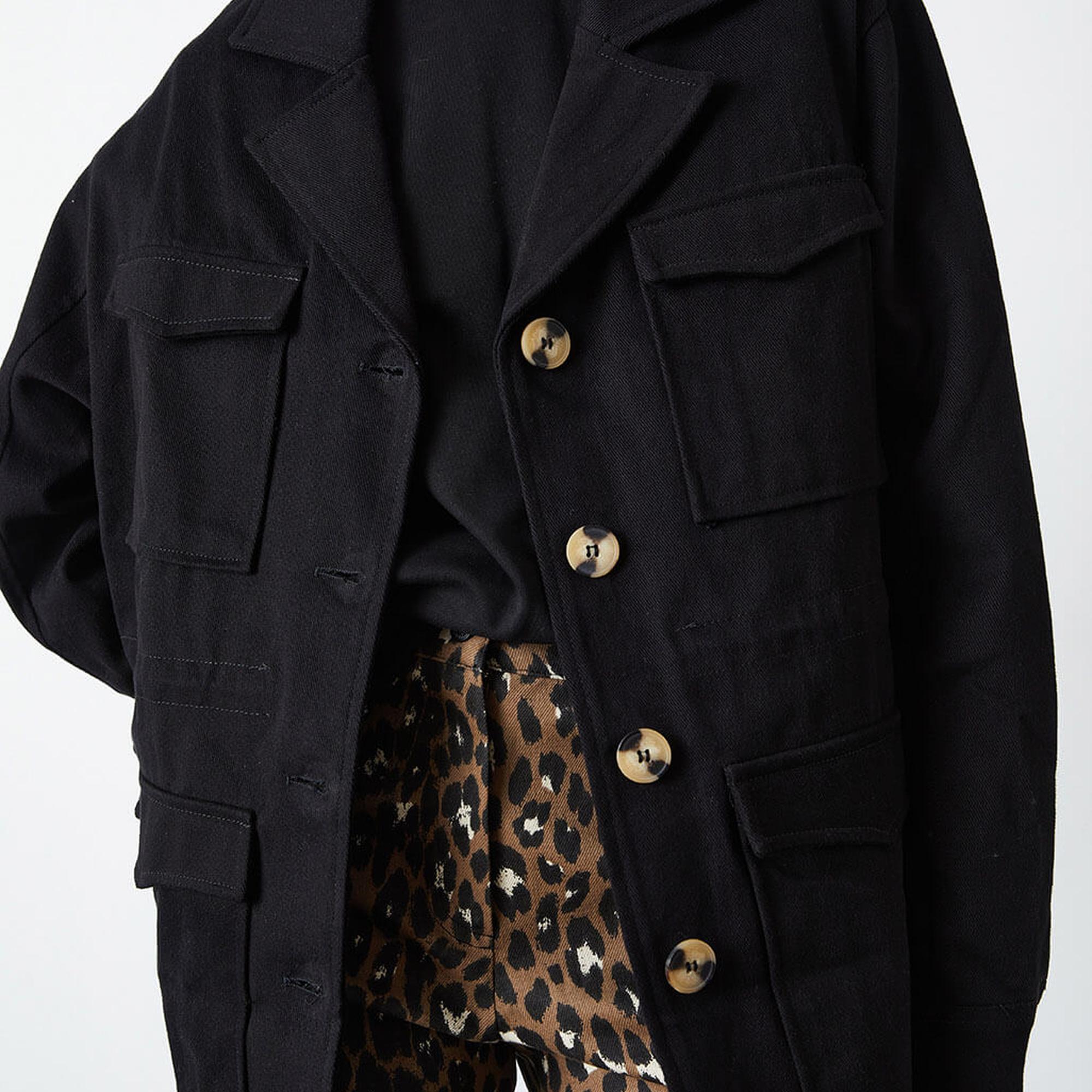 Cep Detaylı Gabardin Ceket