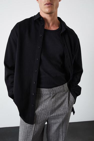  Örme Oversize Gömlek