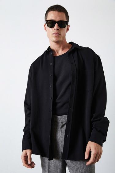  Örme Oversize Gömlek