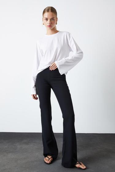  Orta Bel Flare Pantolon