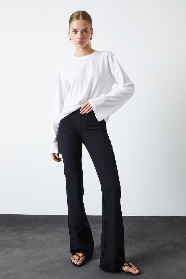  Orta Bel Flare Pantolon