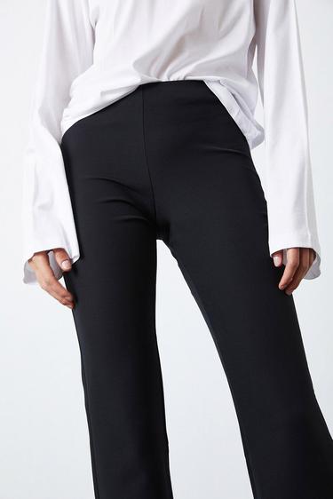  Orta Bel Flare Pantolon
