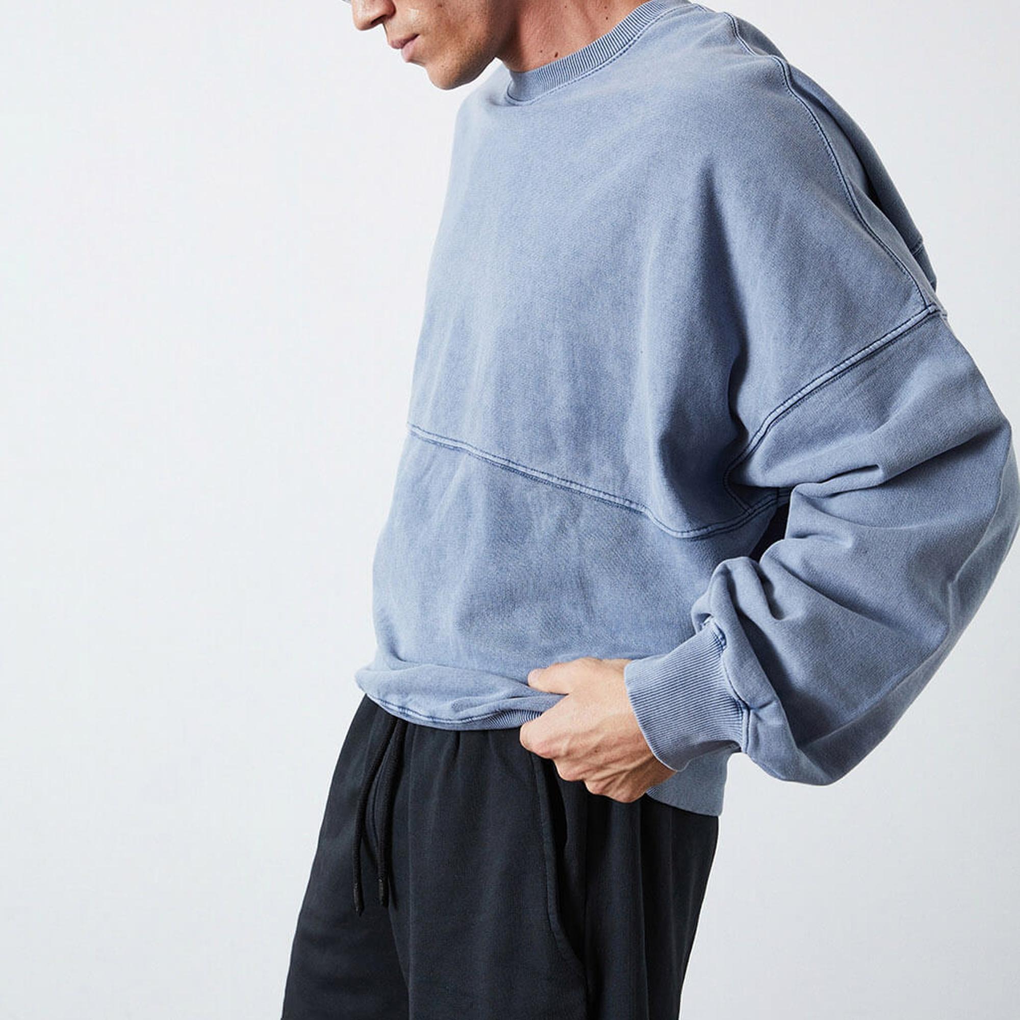 Yıkamalı Basic Sweatshirt
