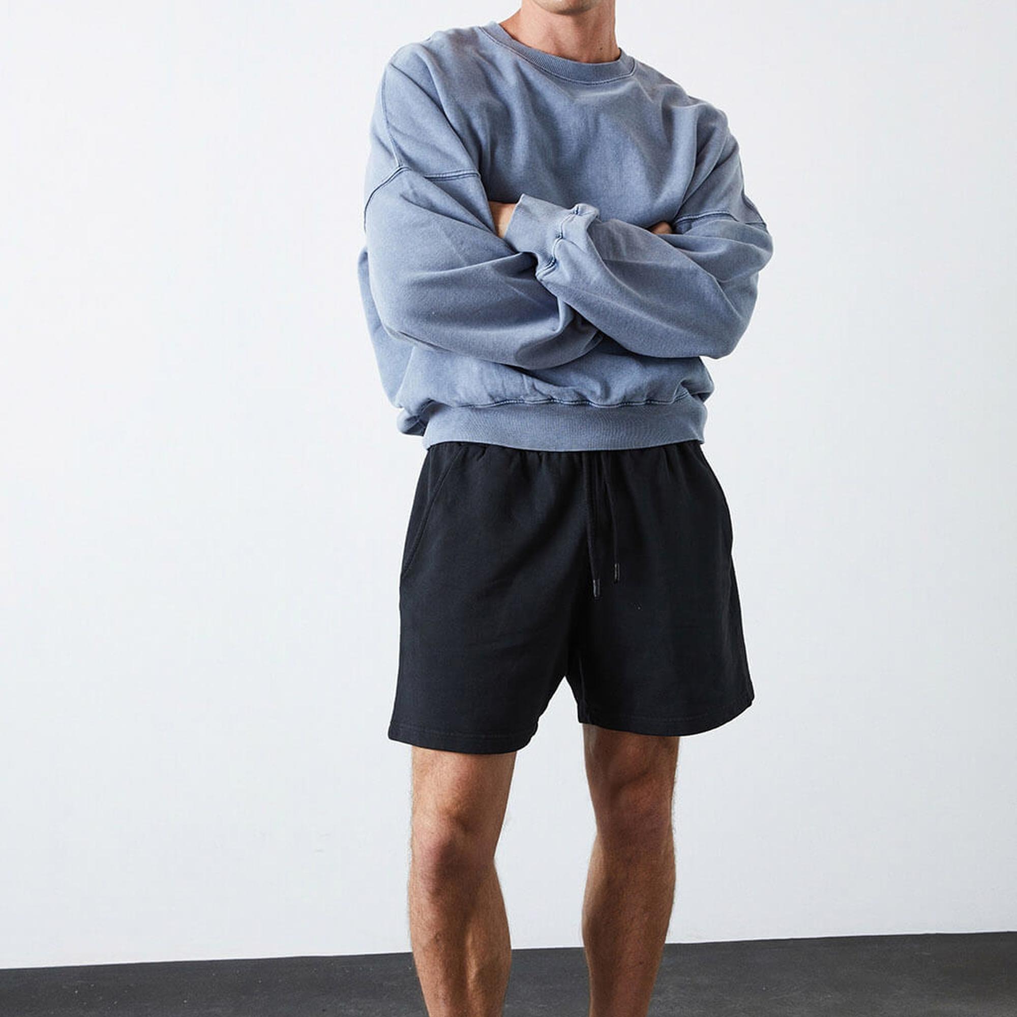 Yıkamalı Basic Sweatshirt