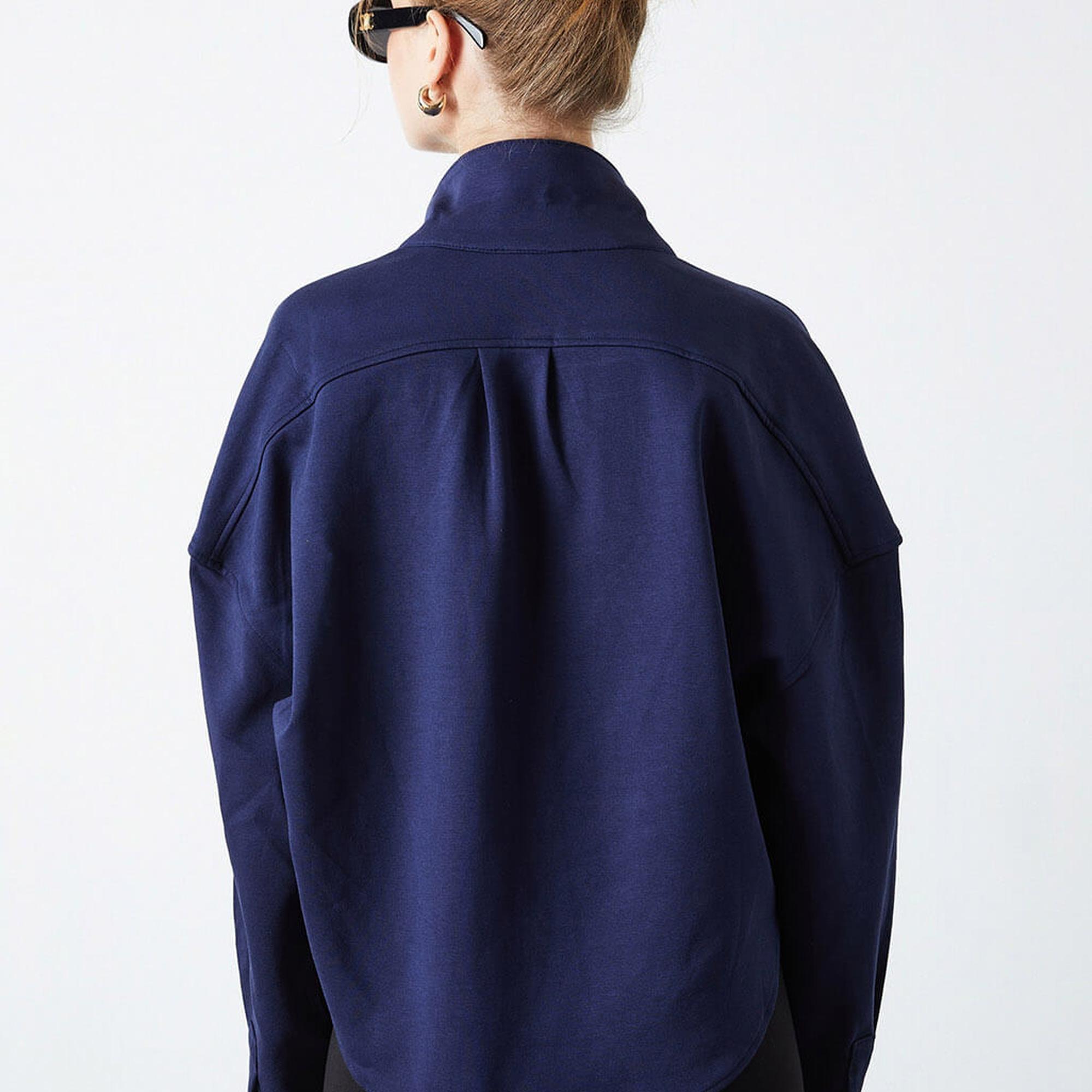 Örme Oversize Gömlek