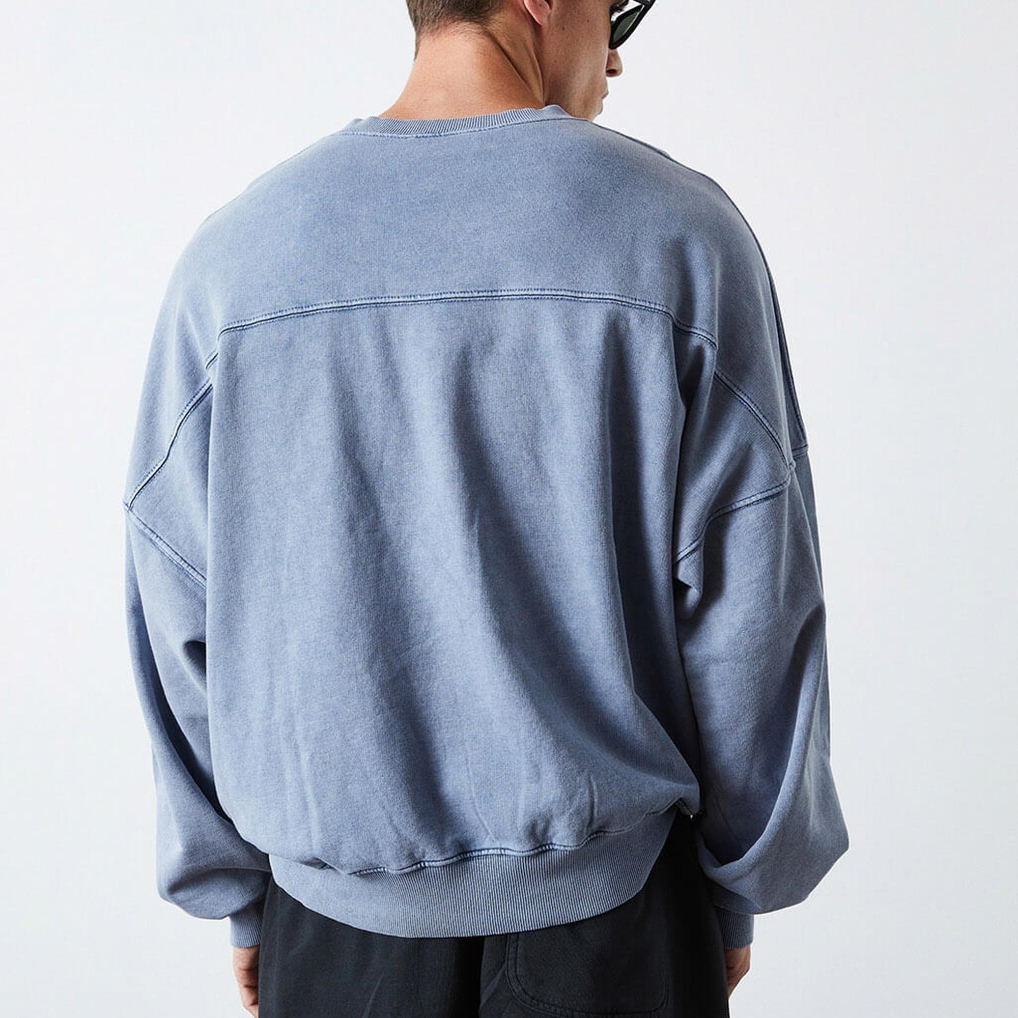 Yıkamalı Basic Sweatshirt