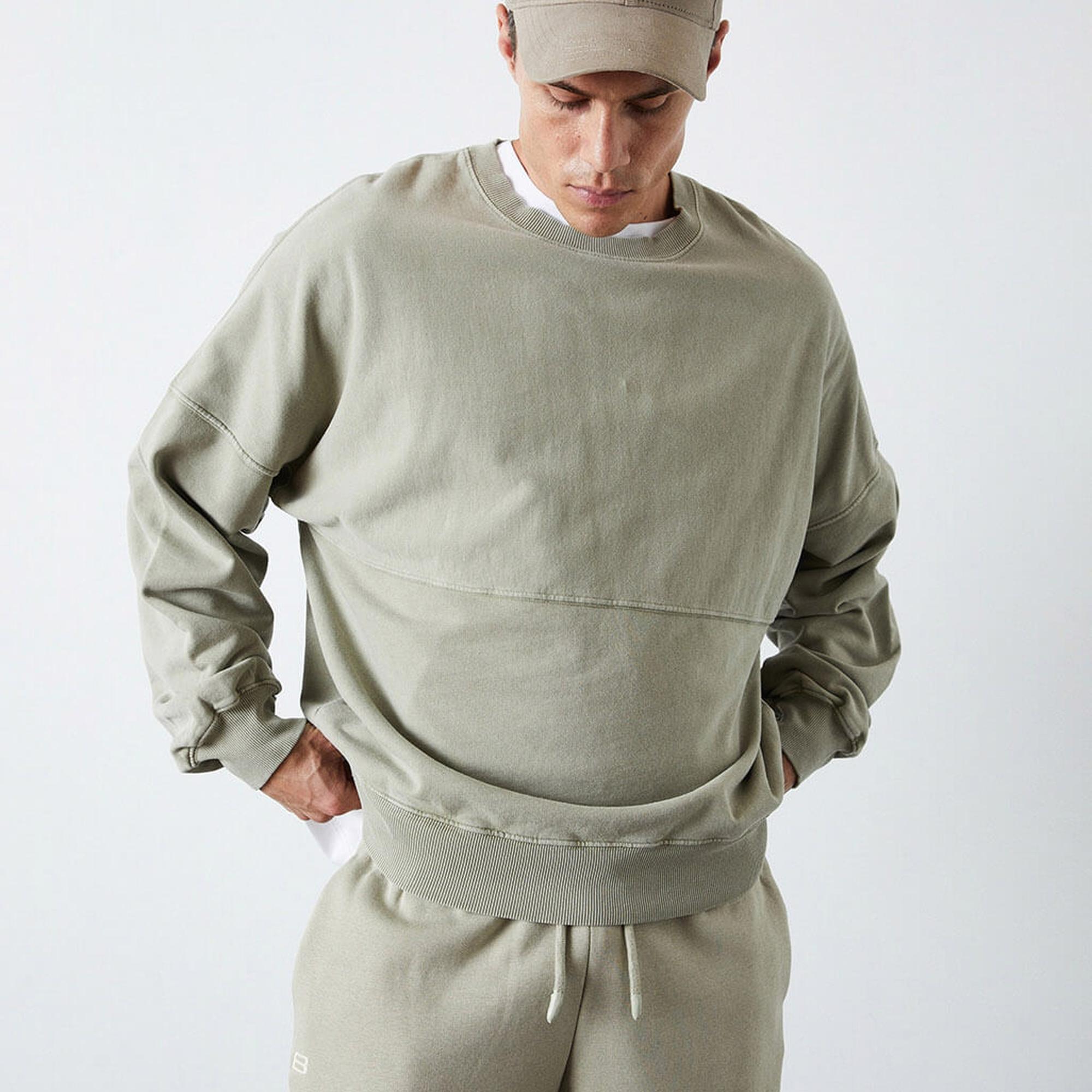 Yıkamalı Basic Sweatshirt